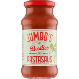 Jumbo Jumbo's Basilico Pastasaus 350 g aanbieding