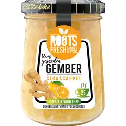 Jumbo Roots Thee Gember Sinaasappel 220g aanbieding