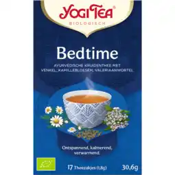 Jumbo Yogi Tea Biologisch Bedtime Thee 17 Stuks 30,6 g aanbieding