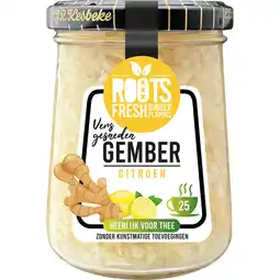Jumbo Roots Gember Citroen Thee 220g aanbieding