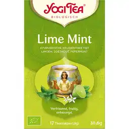 Jumbo Yogi Tea Biologisch Lime Mint 17 Stuks aanbieding