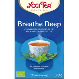 Jumbo Yogi Tea Biologisch Breathe Deep 17 Stuks 30,6 g aanbieding