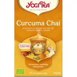 Jumbo Yogi Tea Biologisch Curcuma Chai Thee 17 Stuks 34 g aanbieding