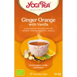 Jumbo Yogi Tea Biologisch Ginger Orange with Vanilla 17 Stuks 30,6 g aanbieding