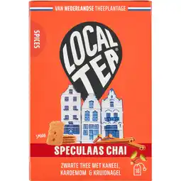 Jumbo Localtea Speculaas Chai Zwarte Thee met Kaneel, Kardemom & Kruidnagel 18 x 1,5 g aanbieding