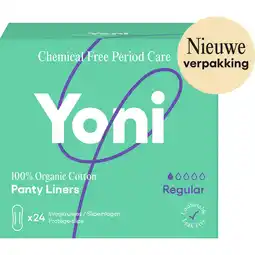 Jumbo Yoni inlegkruisjes regular 100% biologisch katoen 24 stuks aanbieding
