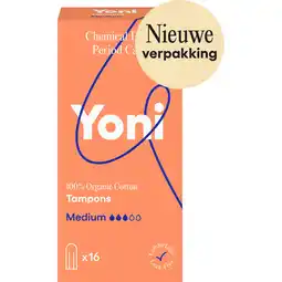 Jumbo Yoni tampons medium 100% biologisch katoen 16 stuks aanbieding