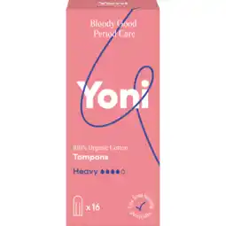 Jumbo Yoni tampons heavy 100% biologisch katoen 16 stuks aanbieding