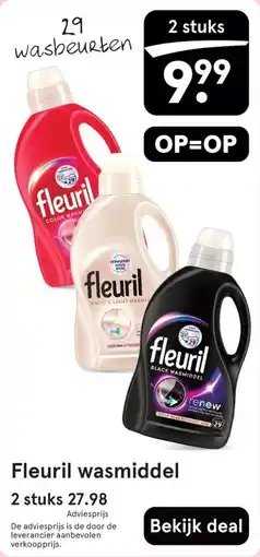 Etos Fleuril wasmiddel aanbieding