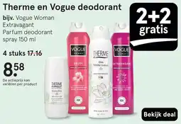 Etos Therme en Vogue deodorant aanbieding