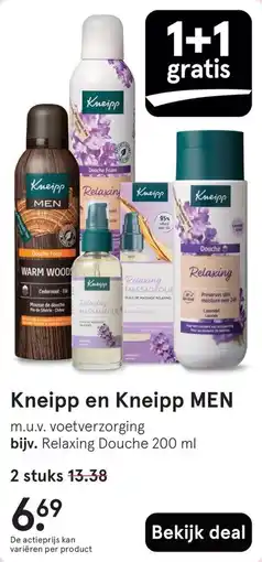 Etos Kneipp en Kneipp MEN aanbieding