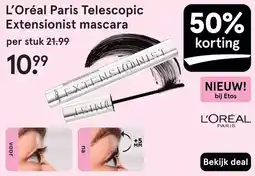 Etos L'Oréal Paris Telescopic Extensionist mascara aanbieding