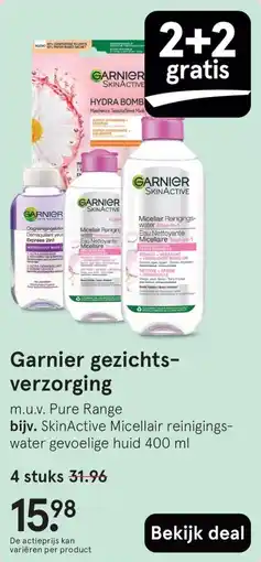 Etos Garnier gezichtsverzorging aanbieding