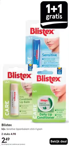 Etos Blistex aanbieding