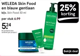 Etos WELEDA Skin Food en blauw gentiaan aanbieding