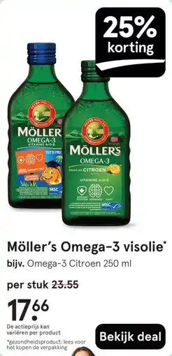 Etos Möller's Omega-3 visolie aanbieding