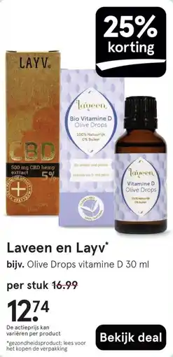 Etos Laveen en Layv aanbieding