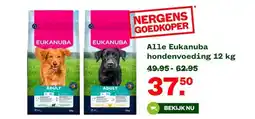 Welkoop Alle Eukanuba hondenvoeding aanbieding
