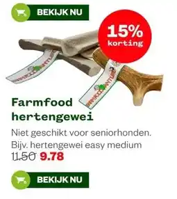 Welkoop Farmfood hertengewei aanbieding