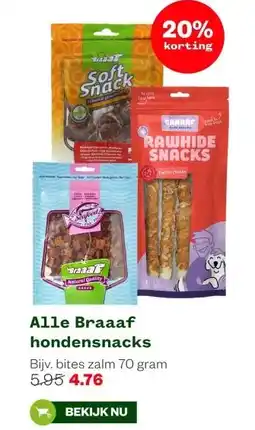 Welkoop Alle Braaaf hondensnack aanbieding