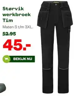 Welkoop Størvik werkbroek Tim aanbieding