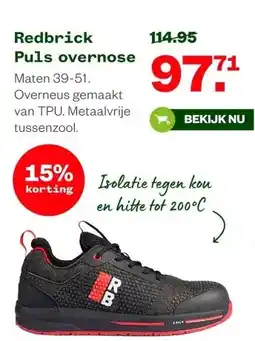 Welkoop Redbrick Puls overnose aanbieding