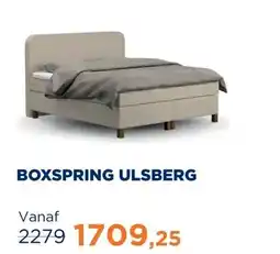 TotaalBED Boxspring Ulsberg vlak aanbieding