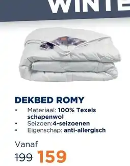 TotaalBED Dekbed Romy 100% wol | 4-seizoenen aanbieding