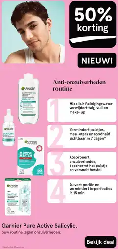 Etos Garnier Pure Active Salicylic. aanbieding