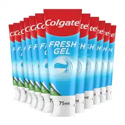 Plein.nl 12x Colgate Tandpasta Fresh Gel 75 aanbieding