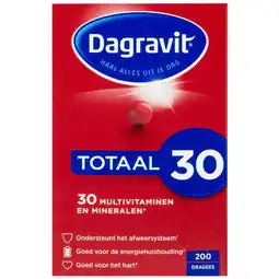 Plein.nl 2+2 gratis: Dagravit Totaal 30 200 stuks aanbieding