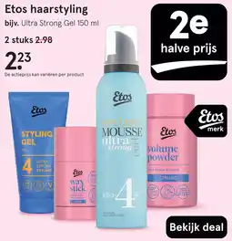 Etos Etos haarstyling aanbieding