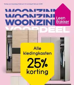 Leen Bakker Alle kledingkasten aanbieding