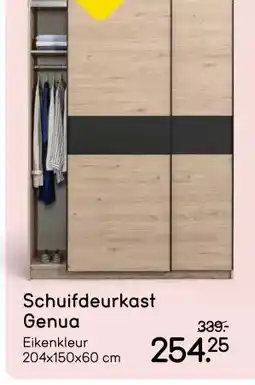 Leen Bakker Schuifdeurkast Genua aanbieding