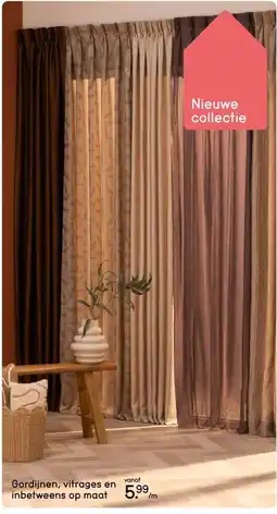 Leen Bakker Gordijnen, vitrages en inbetweens op maat aanbieding