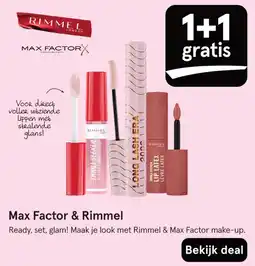 Etos Max Factor & Rimmel aanbieding