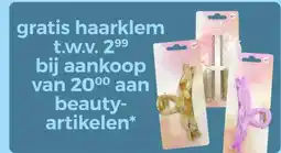 Trekpleister bij aankoop van 2000 aan beauty- artikelen aanbieding