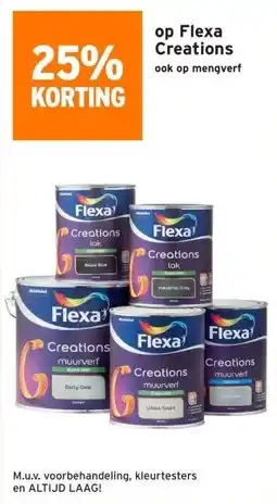 GAMMA op Flexa Creations aanbieding