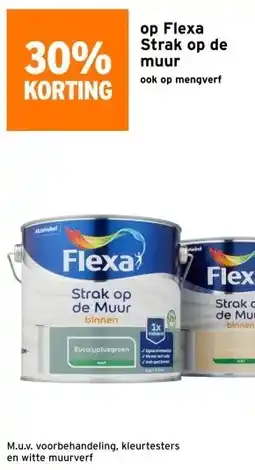 GAMMA op Flexa Strak op de muur aanbieding