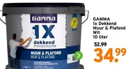 GAMMA GAMMA 1x Dekkend Muur & Plafond aanbieding
