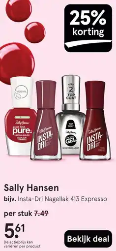 Etos Sally Hansen aanbieding