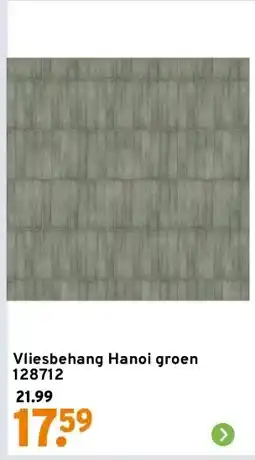 GAMMA Vliesbehang Hanoi groen 128712 aanbieding