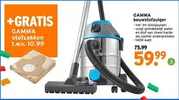 GAMMA GAMMA bouwstofzuiger aanbieding