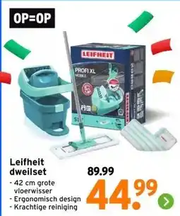 GAMMA Leifheit dweilset aanbieding