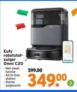 GAMMA Eufy robotstof- zuiger Omni C20 aanbieding