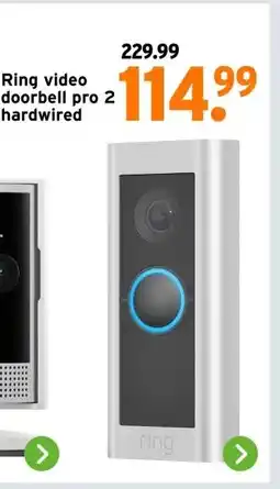 GAMMA Ring video doorbell pro 2 aanbieding