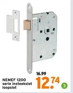 GAMMA NEMEF 1200 serie insteekslot loopslot aanbieding