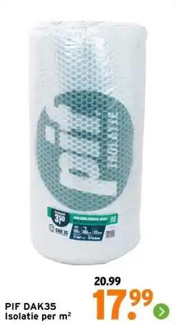 GAMMA PIF DAK35 Isolatie aanbieding