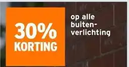 GAMMA op alle buiten- verlichting aanbieding