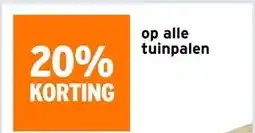 GAMMA op alle tuinpalen aanbieding